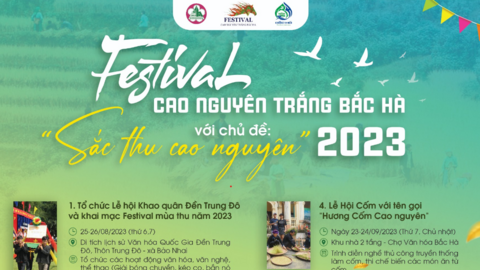 “Sắc thu Cao nguyên trắng Bắc Hà” sẽ diễn ra vào cuối tháng 8/2023