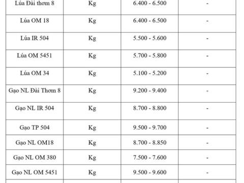 Giá lúa gạo hôm nay ngày 16/6/2026: Gạo xuất khẩu đảo chiều tăng