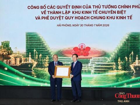 Hải Phòng: Công bố các quyết định của Thủ tướng về khu kinh tế