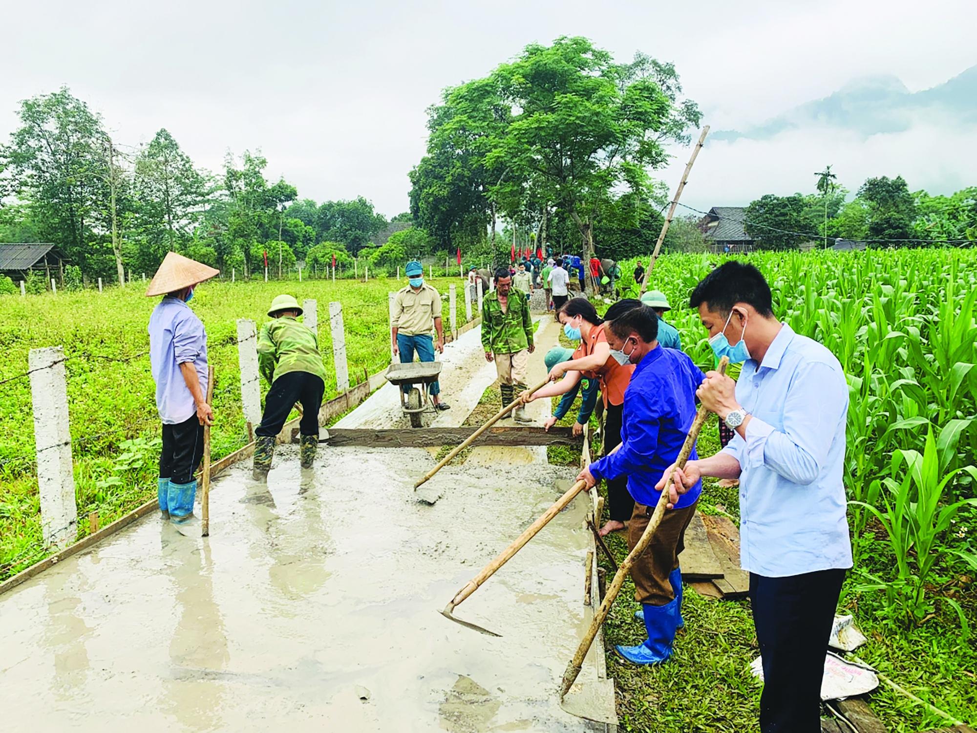 Xã Phong Quang phát động làm đường bê tông xây dựng nông thôn mới gắn với cải tạo vườn tạp - Ảnh 1. Xã Phong Quang phát động làm đường bê tông xây dựng nông thôn mới gắn với cải tạo vườn tạp - Ảnh 1.
