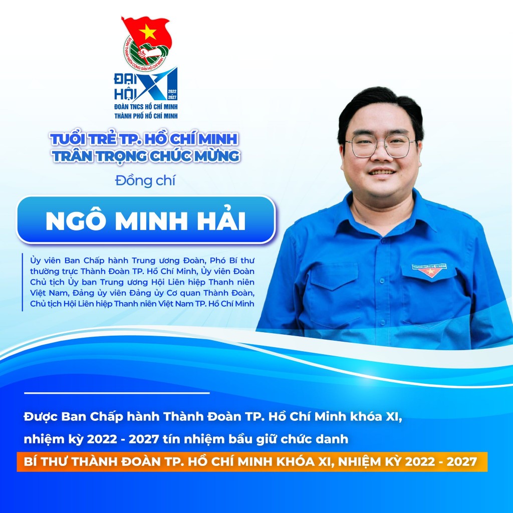 Thành đoàn Thành phố Hồ Chí Minh có tân Bí thư Thành đoàn Thành phố Hồ Chí Minh có tân Bí thư