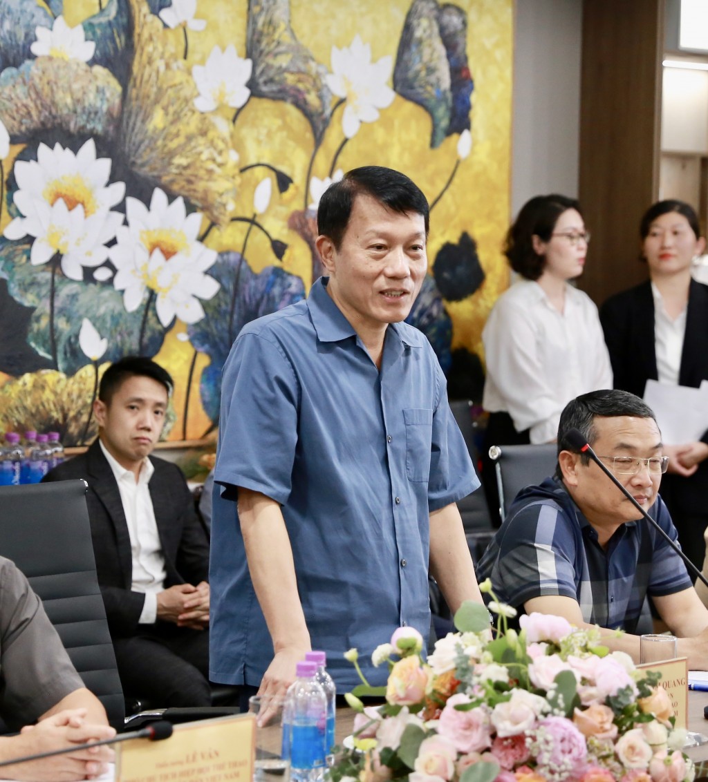 Thượng tướng Lương Tam Quang, Thứ trưởng Bộ Công an, Chủ tịch Hiệp hội thể thao CAND Việt Nam phát biểu chỉ đạo. Thượng tướng Lương Tam Quang, Thứ trưởng Bộ Công an, Chủ tịch Hiệp hội thể thao CAND Việt Nam phát biểu chỉ đạo.