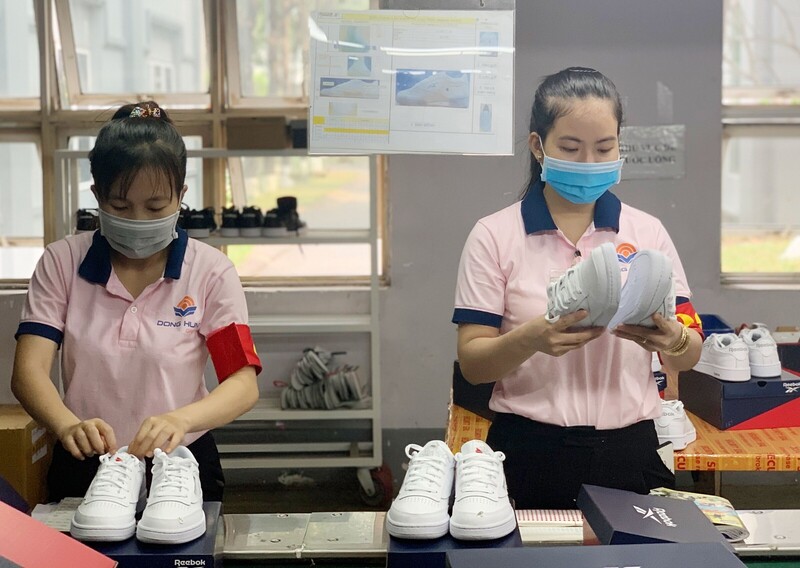 Doanh nghiệp da giày tận dụng khá tốt ưu đãi từ EVFTA (Ảnh: Cấn Dũng)