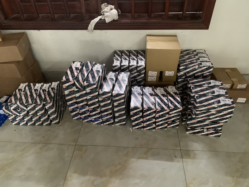 Số hàng hóa vi phạm được phát hiện tại cơ sở kinh doanh ở Quảng Ninh. Ảnh: Cục Quản lý và Phát triển thị trường trong nước