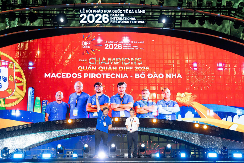 Những màn pháo hoa đầy cảm xúc đã thành công mang ngôi vương DIFF 2026 về cho đội Bồ Đào Nha.