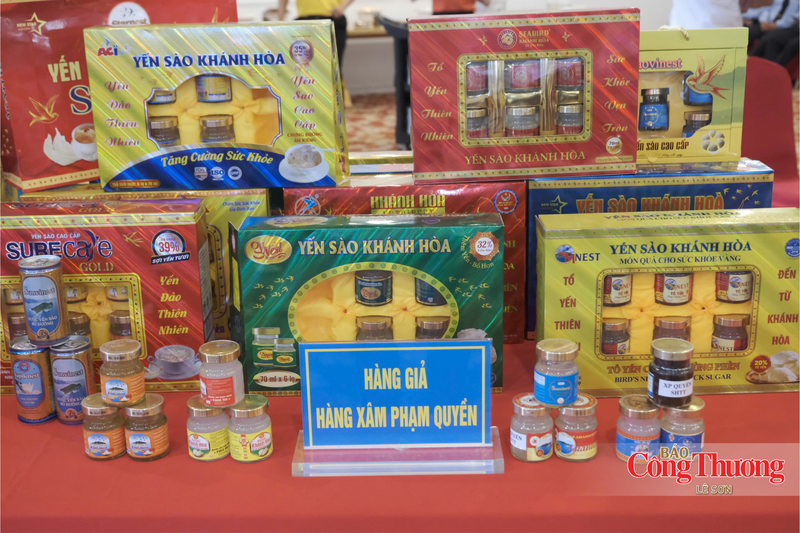 Các sản phẩm hàng giả, hàng nhái, hàng xâm phạm quyền sở hữu trí tuệ.