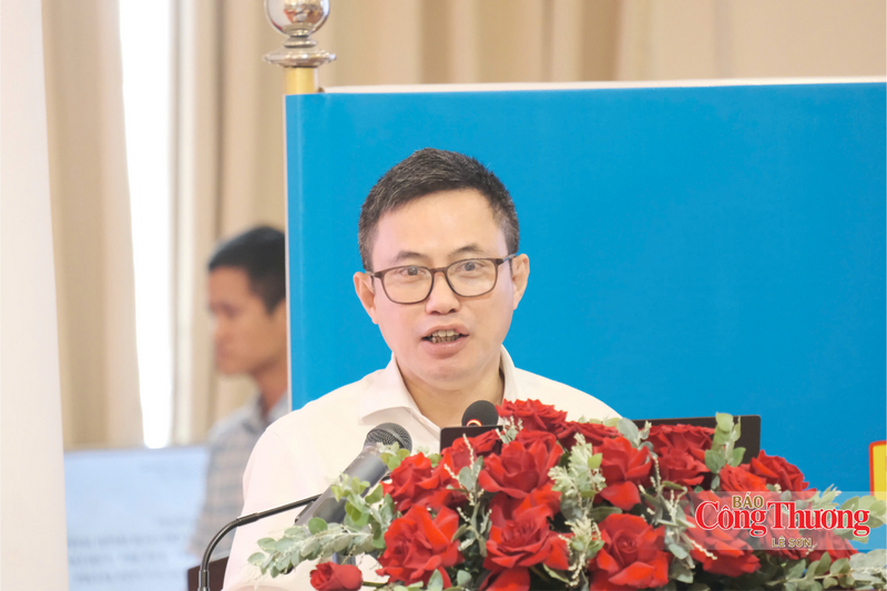 Ông Lê Huy Anh, Phó Cục trưởng Cục Sở hữu trí tuệ, Bộ Khoa học và Công nghệ phát biểu.