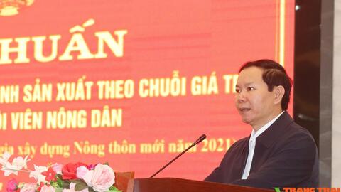 Trung ương Hội Nông dân Việt Nam: Tập huấn kiến thức sản xuất theo chuỗi giá trị cho nông dân Sơn La
