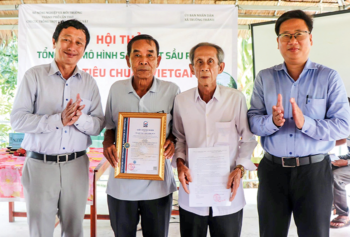 Tổng kết mô hình VietGAP trên cây sầu riêng và tập huấn quản lý sức khỏe cây trồng tổng hợp 