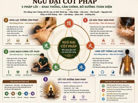 Phục hồi cơ thể hiện đại từ năm liệu pháp