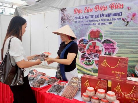 Hội chợ OCOP Điện Biên thành công, mở rộng cơ hội tiêu thụ sản phẩm