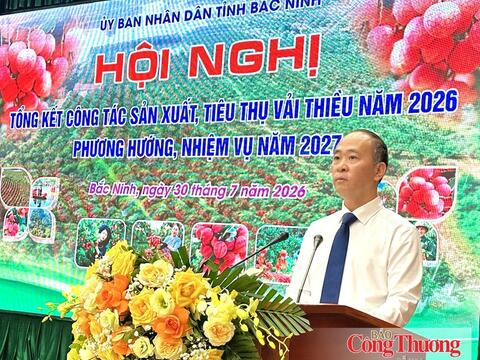 Hơn 100 tấn vải thiều được tiêu thụ qua các sàn thương mại điện tử