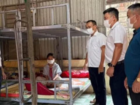 33 học sinh ở xã biên giới Nà Hỳ mắc bệnh quai bị