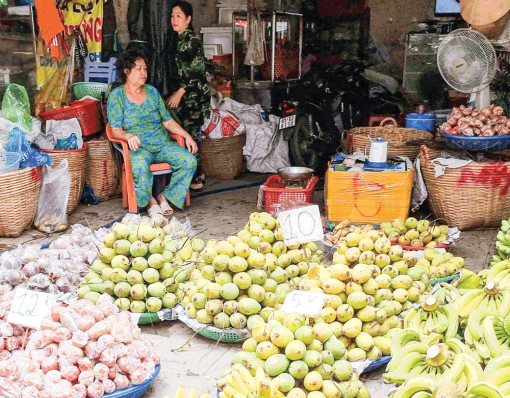Giá xoài giảm xuống mức thấp 