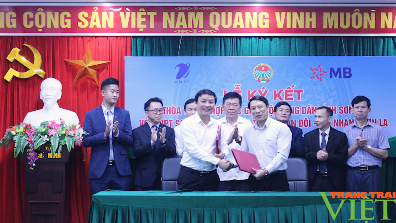 Hội Nông dân tỉnh Sơn La hợp tác với VNPT Sơn La, ngân Hàng TMCP Quân Đội - Ảnh 6. Hội Nông dân tỉnh Sơn La hợp tác với VNPT Sơn La, ngân Hàng TMCP Quân Đội - Ảnh 6.