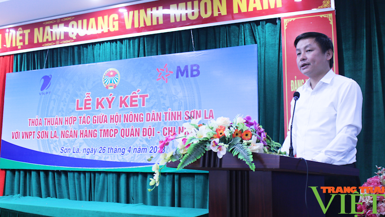 Hội Nông dân tỉnh Sơn La hợp tác với VNPT Sơn La, ngân Hàng TMCP Quân Đội - Ảnh 5. Hội Nông dân tỉnh Sơn La hợp tác với VNPT Sơn La, ngân Hàng TMCP Quân Đội - Ảnh 5.