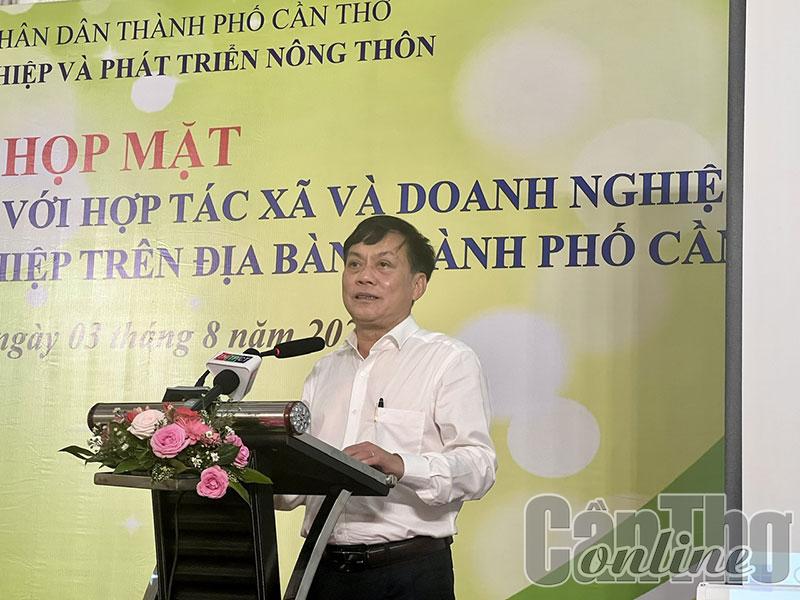 Họp mặt lãnh đạo UBND thành phố với hợp tác xã và doanh nghiệp lĩnh vực nông nghiệp