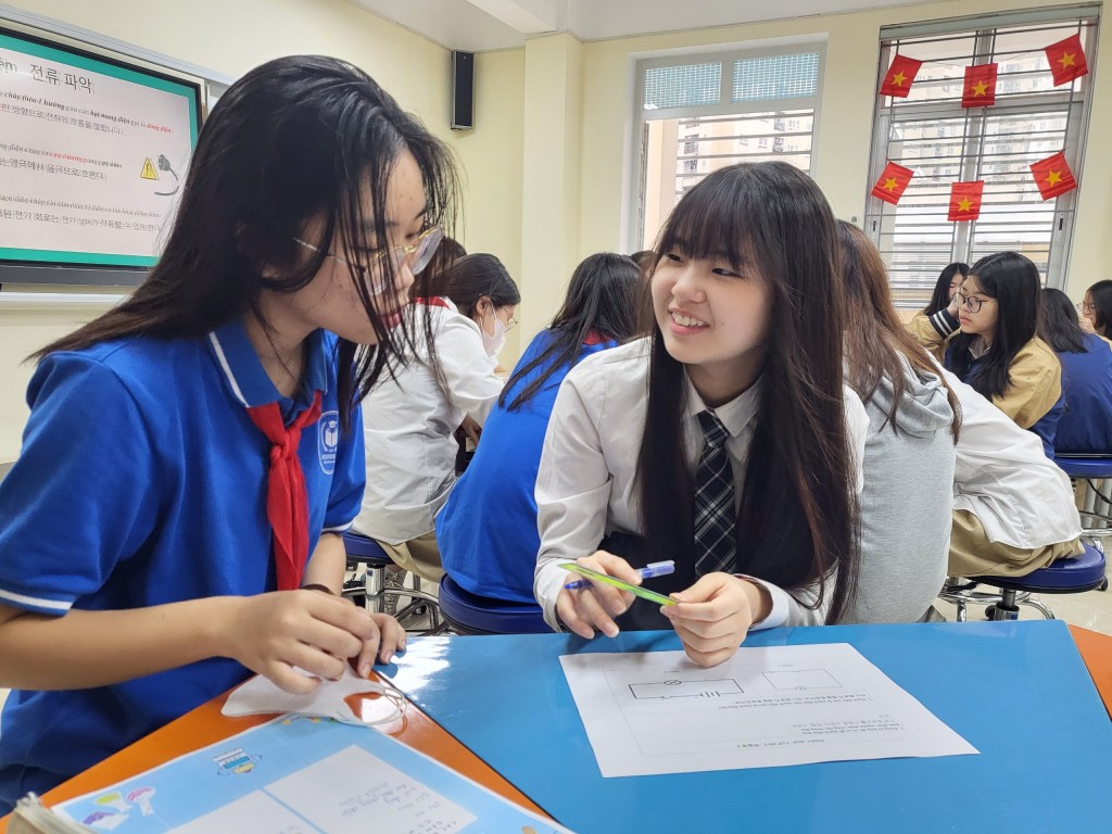Những tiết học khó quên của học sinh Việt - Hàn Những tiết học khó quên của học sinh Việt - Hàn