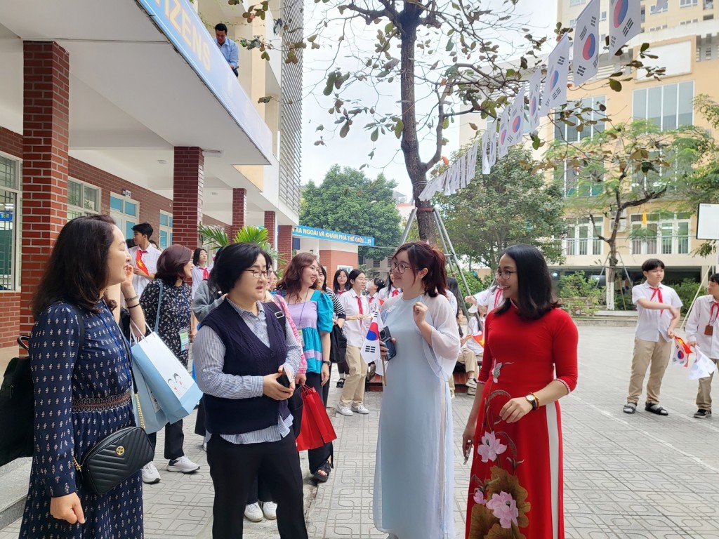 Những tiết học khó quên của học sinh Việt - Hàn Những tiết học khó quên của học sinh Việt - Hàn