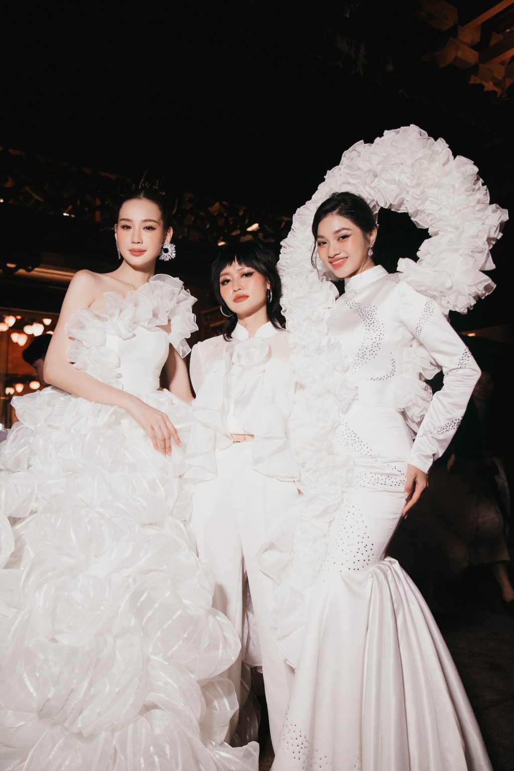 NTK Thanh Thanh Nguyễn và Hoa hậu Bảo Ngọc, Á hậu Minh Kiên NTK Thanh Thanh Nguyễn và Hoa hậu Bảo Ngọc, Á hậu Minh Kiên
