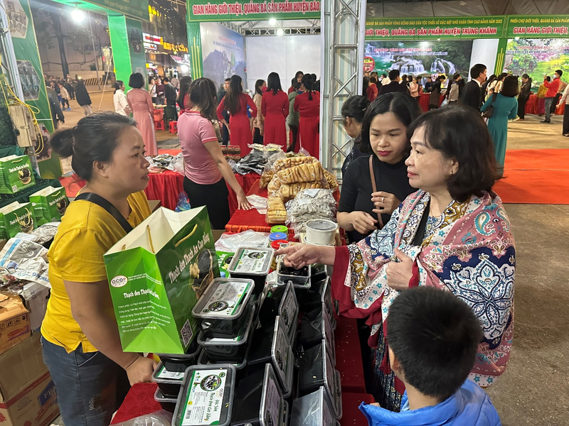 Cao Bằng chú trọng các giải pháp thúc đẩy tiêu thụ sản phẩm vùng đồng bào dân tộc thiểu số (Ảnh: Cổng Thông tin điện tử tỉnh Cao Bằng)