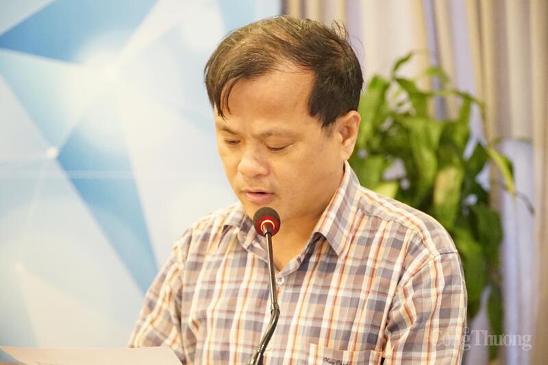 Ông Nguyễn Hải Triều, Phó Giám đốc Sở Công Thương Đắk Lắk phát biểu tại hội nghị. Ảnh: Vũ Long