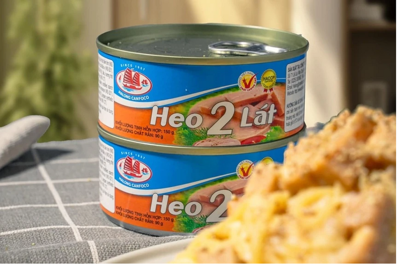 Các sản phẩm của Halong Canfoco bị đặt nghi vấn về chất lượng. Ảnh: Halong Canfoco.