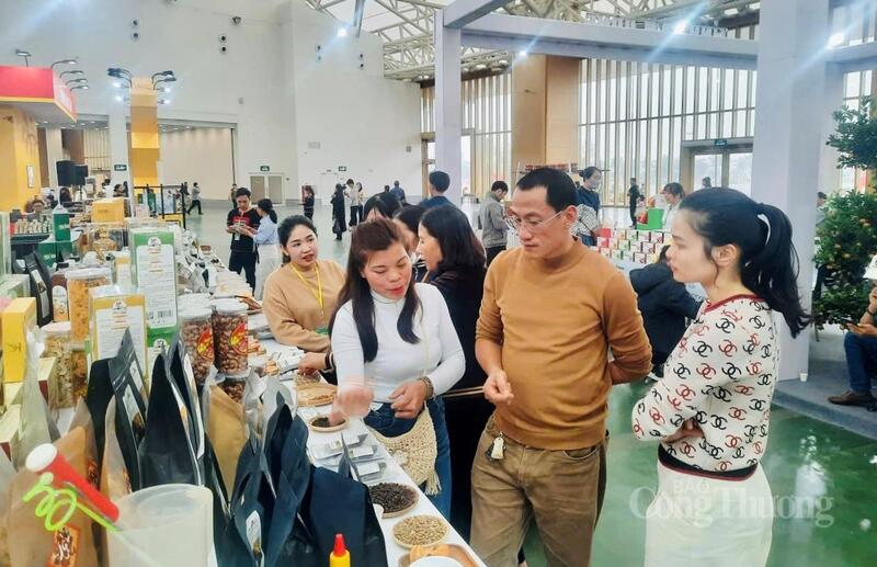 Gia Lai mang đến Hội chợ Mùa Xuân hàng trăm mặt hàng đặc sản tiêu biểu đến từ 30 doanh nghiệp, hợp tác xã và cơ sở sản xuất trên địa bàn. Ảnh: Hiền Mai