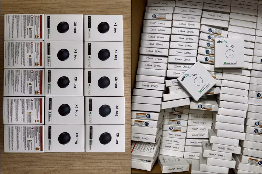Hàng chục nghìn thiết bị định vị có dấu hiệu giả mạo nhãn hiệu Apple bị lực lượng chức năng phát hiện, tạm giữ. untitled2.png