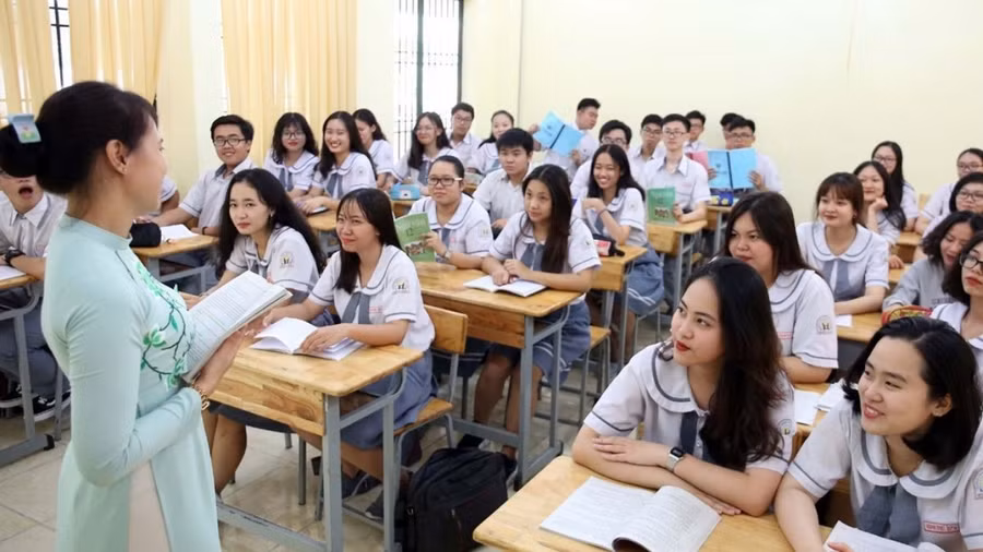 Giáo dục đạo đức, lối sống và văn hóa ứng xử là nhiệm vụ trọng tâm trong xây dựng văn hóa học đường (Nguồn: internet) anh-lop-hoc-35.jpg