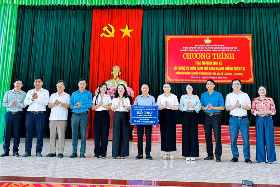 Hưởng ứng Tháng cao điểm “Vì người nghèo” năm 2026, Hà Tĩnh đã triển khai chương trình hỗ trợ 817 mô hình sinh kế cho người nghèo, hộ cận nghèo. anh-31.jpg